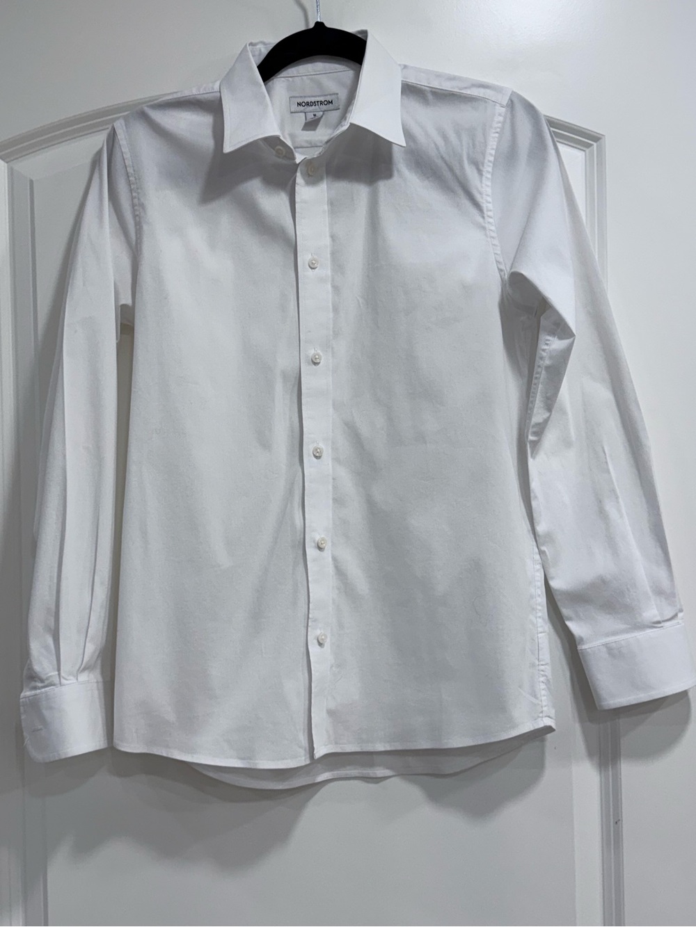 Nordstrom Boy’s Crisp White Button-Front Dress Shirt